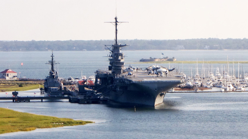 Ships at Patriots Point